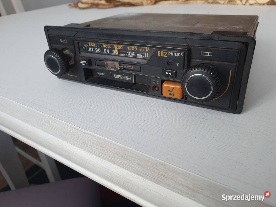 Stare zabytkowe radio samochodowe Philips 682 pomorskie Kępice