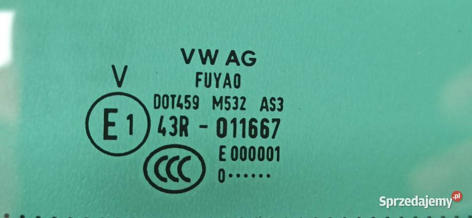 SKODA KAROQ SZYBA KAROSERYJNA PRAWA 57A845298N
