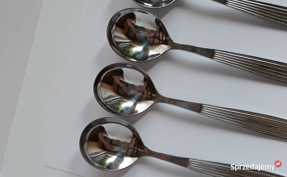 Łyżki do bulionu PASECZKI PASKI Gerlach sztućce Dąbrowa Górnicza