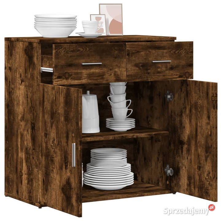 Szafka przydymiony dąb 79x38x80 materiał Warszawa