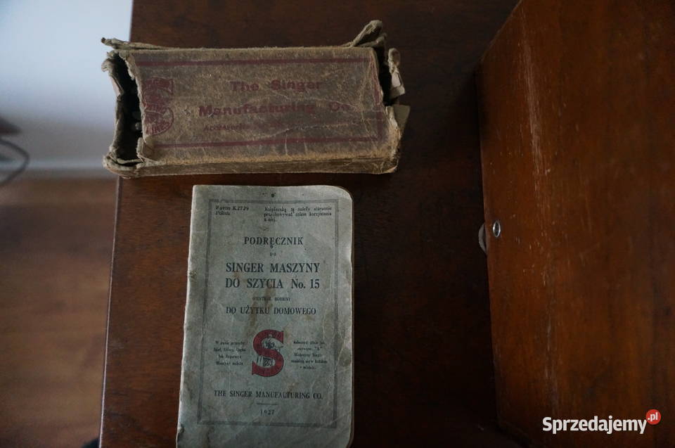 Maszyna do szycia Singer 1927 z instrukcją i małopolskie Kraków