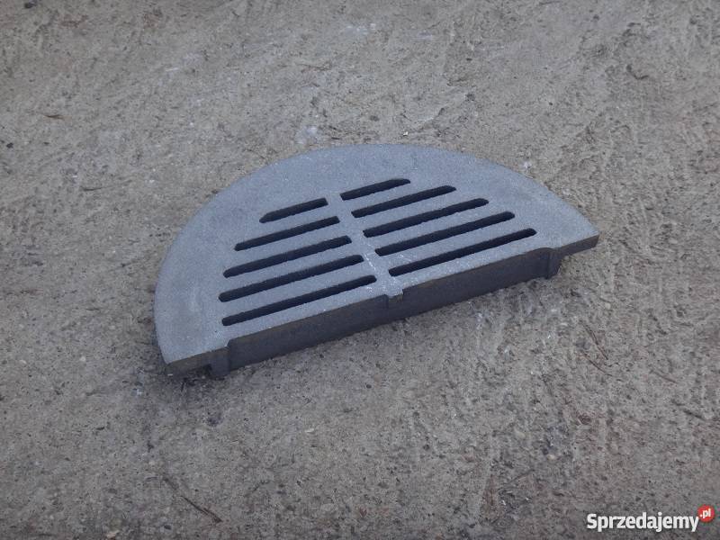 Żeliwny ruszt okrągły fi 50 do pieca kozy miał