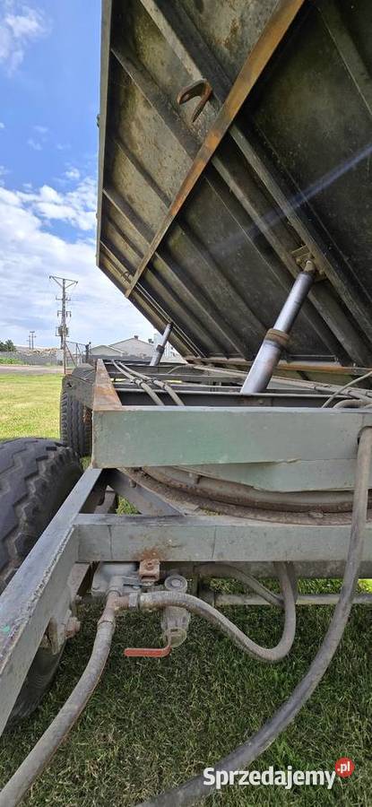 Przyczepa autosan wywrotka Metal-Fach Przyczepy rolnicze wielkopolskie
