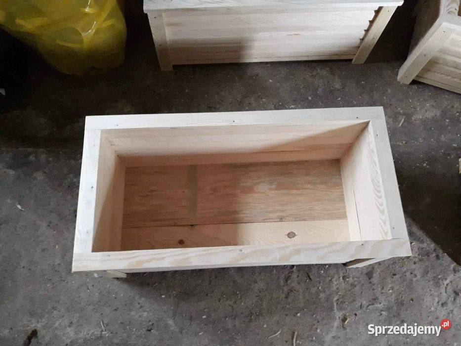 Donice drewniane kwietnik warzywniak dowolny mazowieckie Żeleźniki