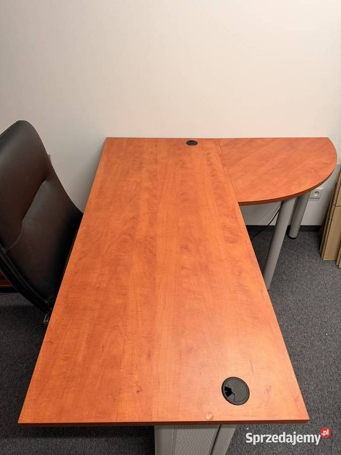 Zestaw mebli biurowych ABM biurka regał szafa małopolskie Kraków