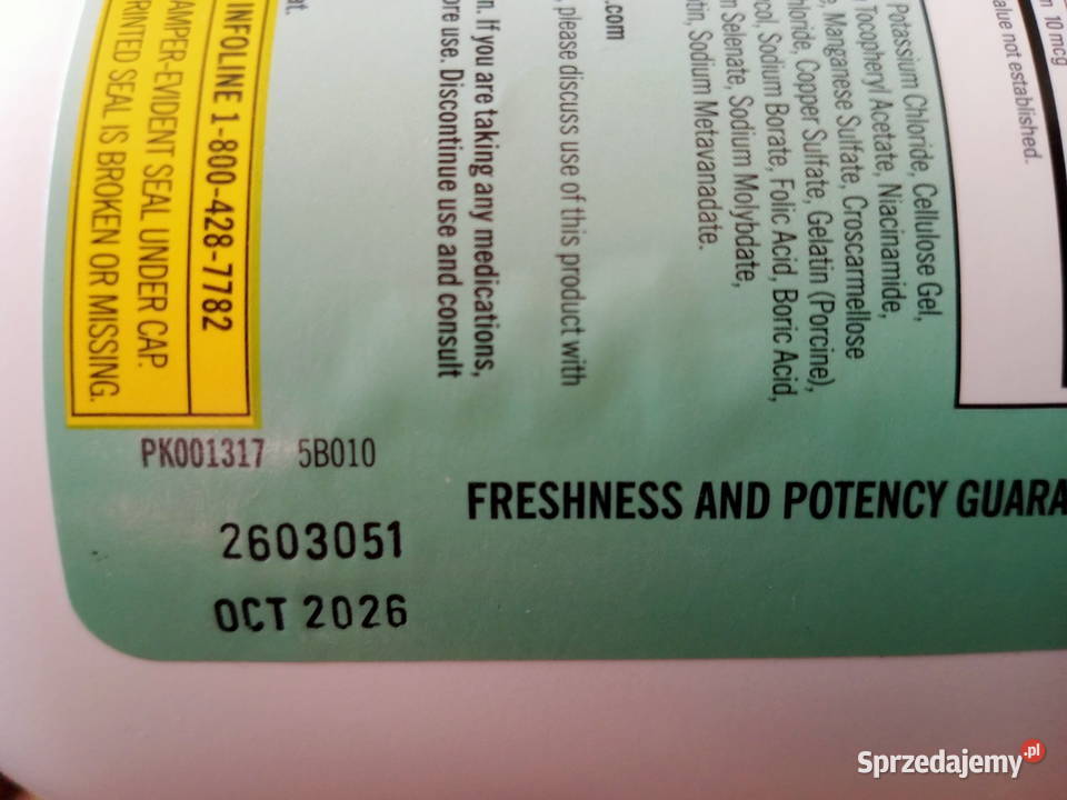 KIRKLAND MULTI MULTIVITAMINA USA kobiet 50 plus Mielec