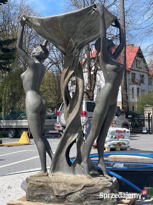 Fontanna ogrodowa z brązu akt 190 Kłodzko