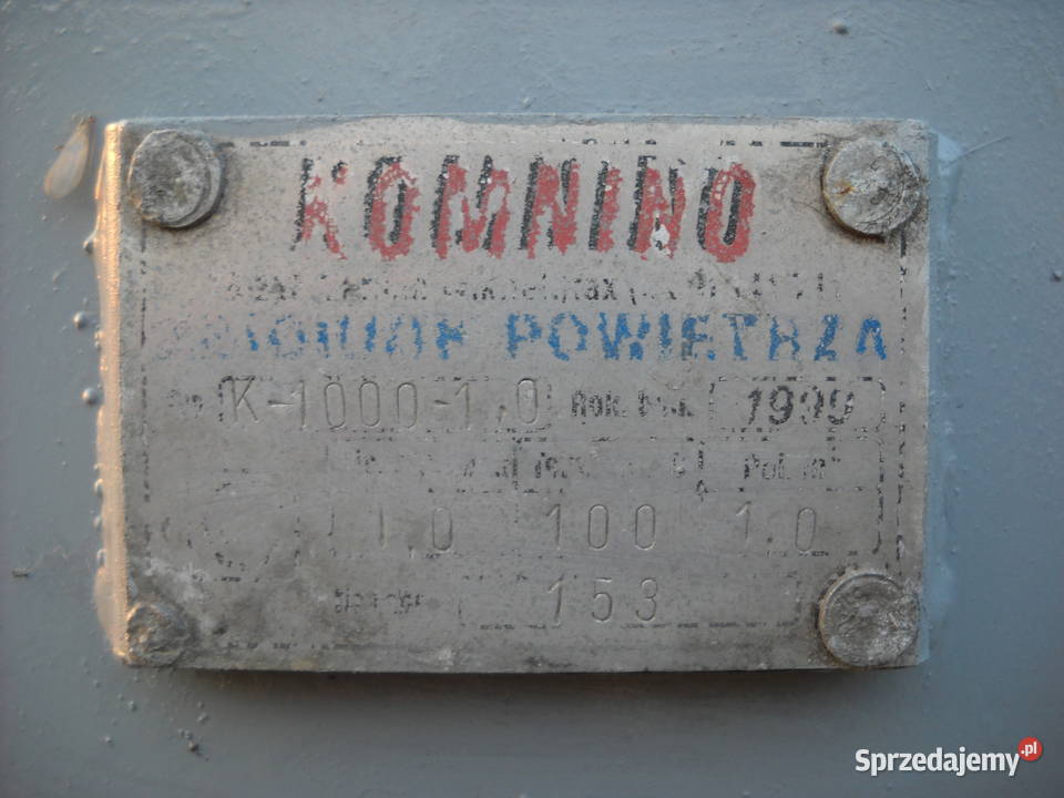 Zbiornik sprężonego powietrza KOMINO 1000 litrów wielkopolskie Konin