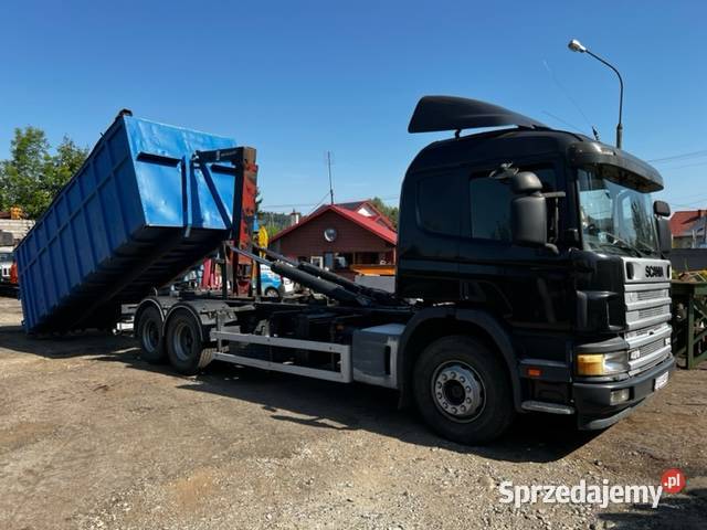 Scania 124 G 420 z przyczepą POLKON Jordanów