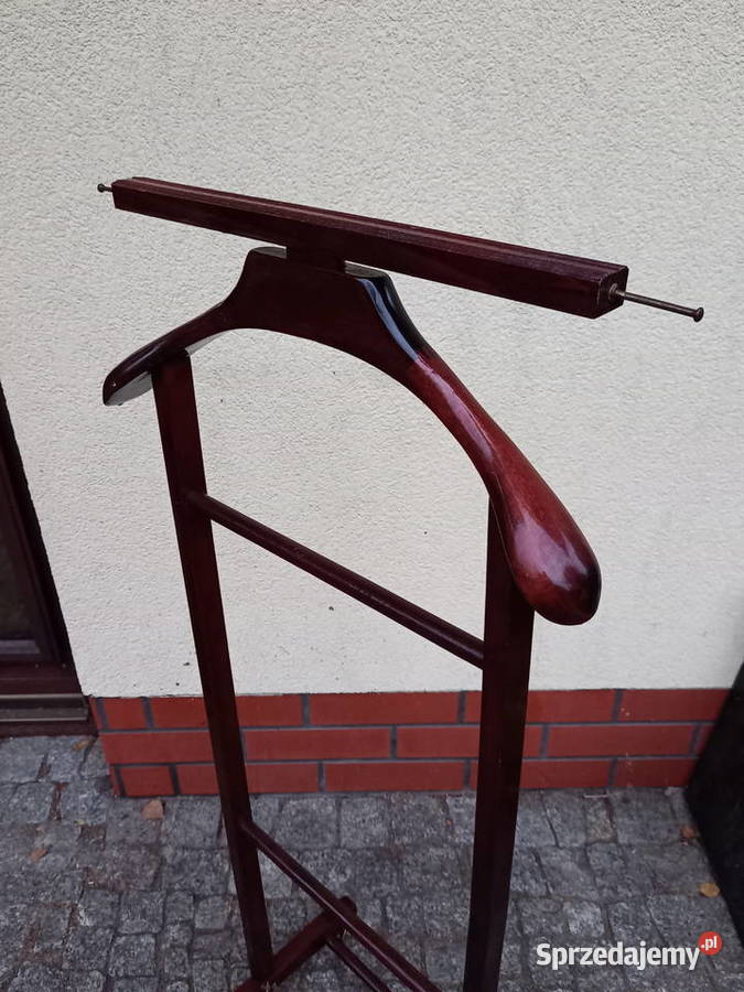 Drewniany stojak wieszak na ubrania na kółkach Warszawa sprzedam