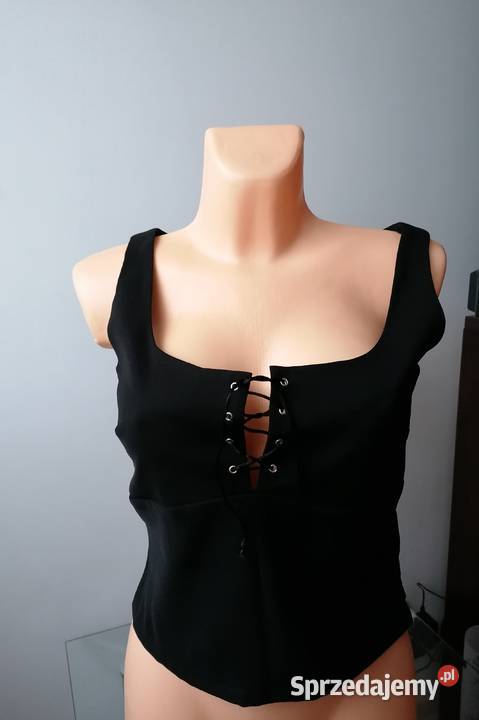 DAMSKI CZARNY TOP EVIE CLOTHING RUK 10 EUR 38M Łódź