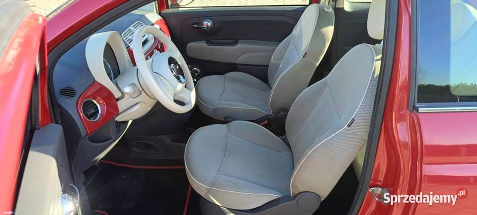 Fiat 500 II 12 i 69 PANORAMA 2010 nieuszkodzony 500 Sanok