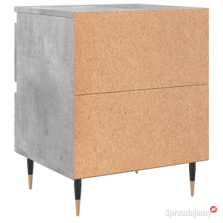 Szafki nocne 2 szarość betonu 40x35x50 WM826869 Dom i Ogród Warszawa