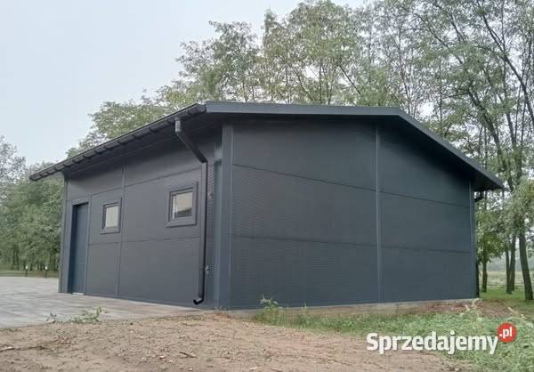 Garaż ocieplany z płyty warstwowej blaszak wiata Bielsko-Biała