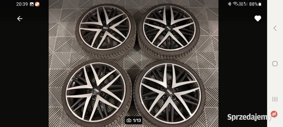 Komplet kół 19 5x112 et45 8j Cms B1 Audi Skoda świętokrzyskie Starachowice sprzedam
