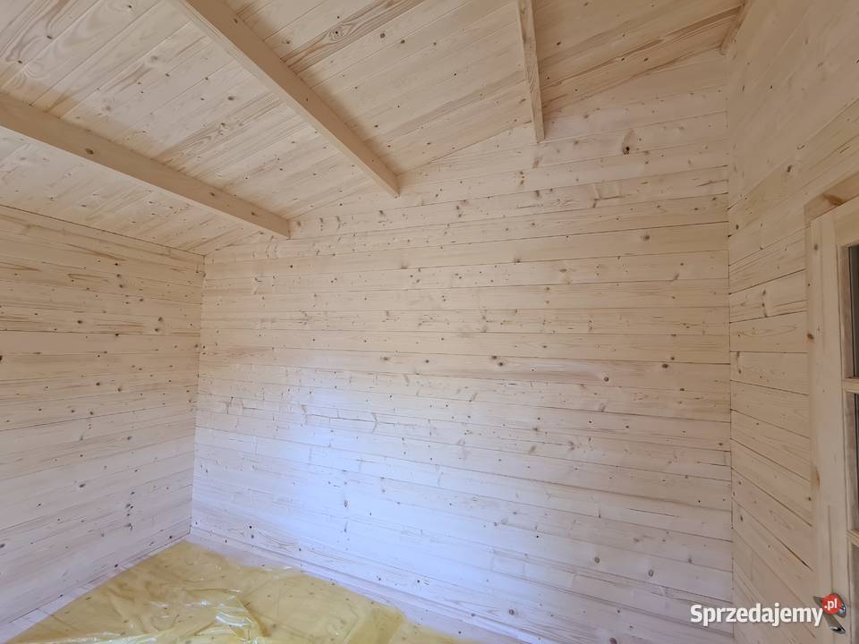 DREWNIANY DOMEK LETNISKOWY WEEKEND 25 8 M2 Mrągowo sprzedam