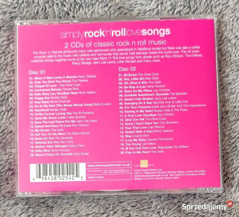 Simply Rocknroll Love Songs 2xCD va rocknroll Rybnik sprzedam