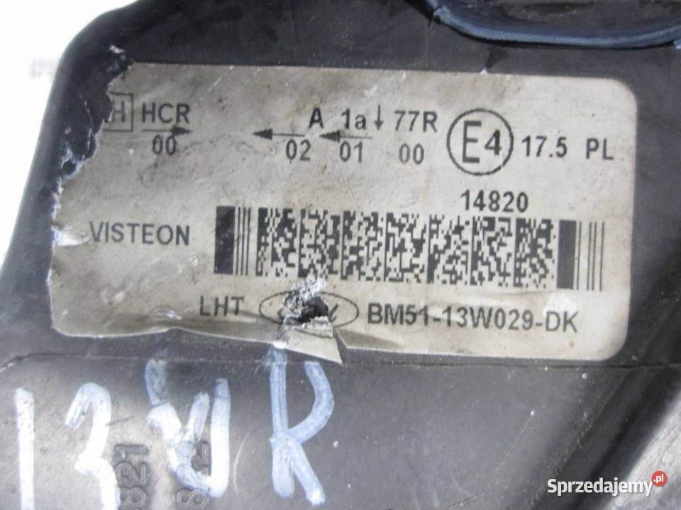 FORD FOCUS MK3 III 13r lampa prawa przód świętokrzyskie