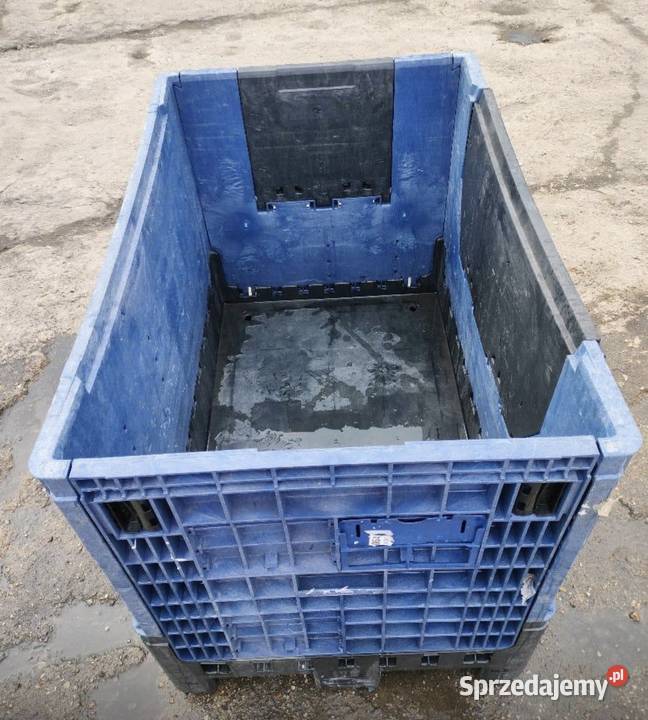 Skrzyniopaleta Plastikowa 1200x800 Składana Głogówko