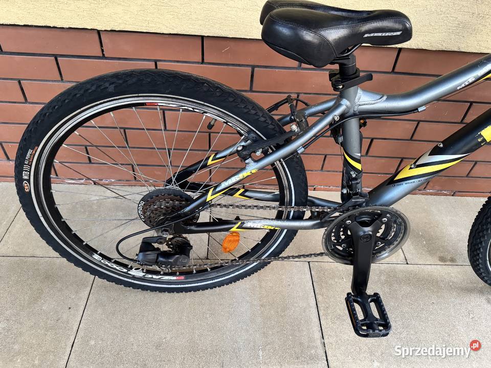 Rower młodzieżowy koła 24 czarny góral miejski Garwolin