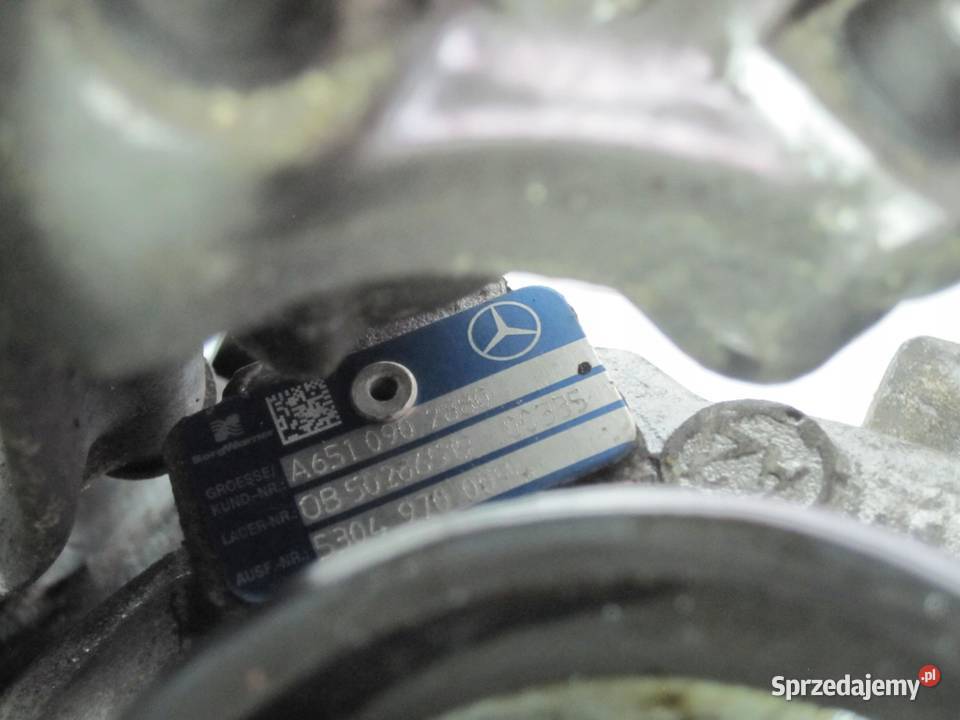 MERCEDES C 22 CDI 12r turbosprężarka A6510906780 osobowe Części samochodowe świętokrzyskie sprzedam