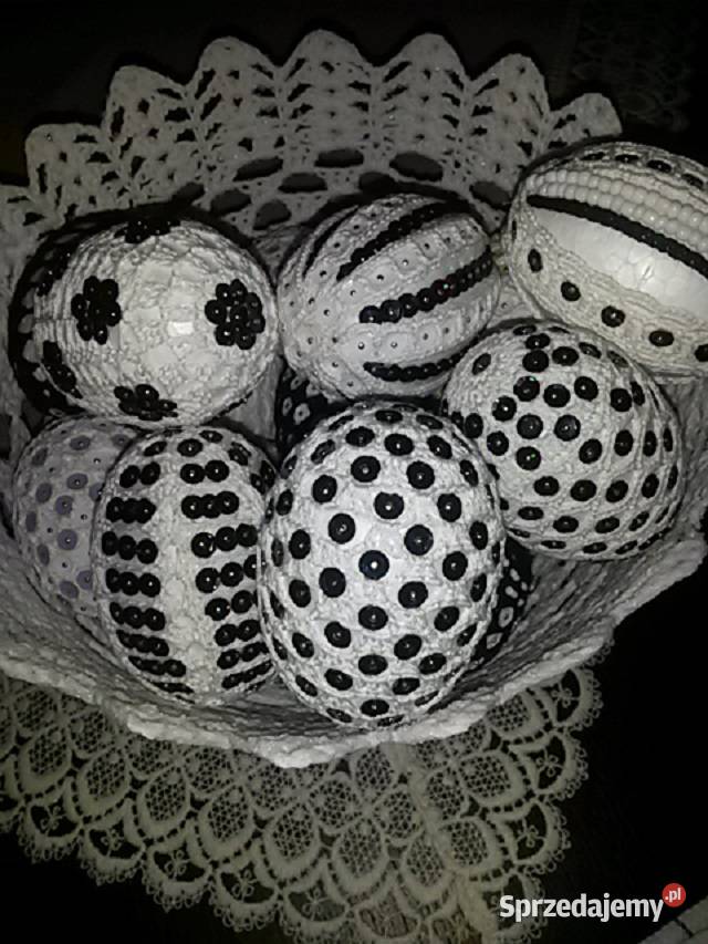 Pisanki szydełkowe Wyposażenie wnętrz Straszęcin