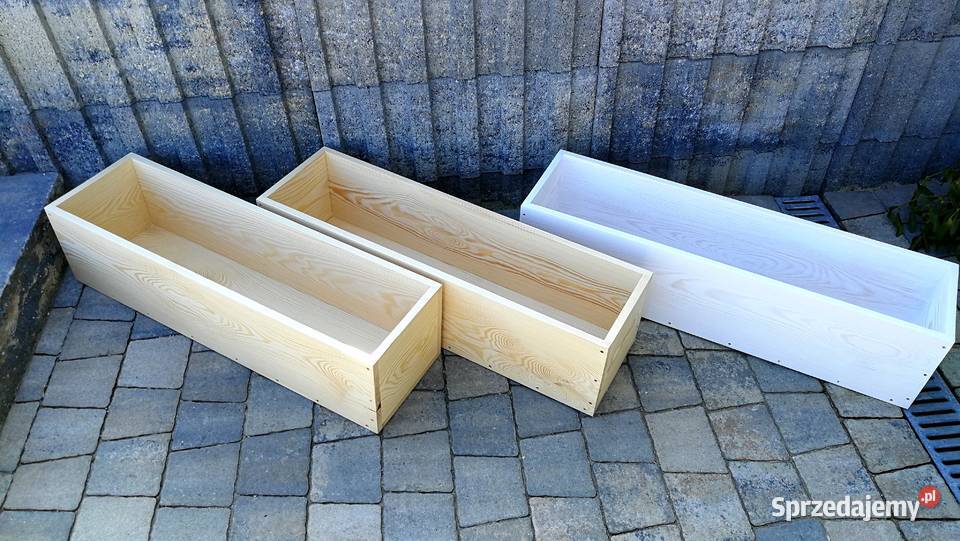 Doniczka drewniana osłonka drewniana sosna inne Radków