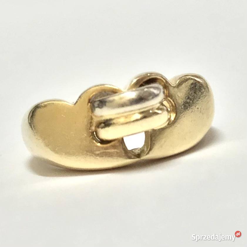 Złoty PIERŚCIONEK 14K ORYGINALNY wzór r9 mazowieckie Warszawa