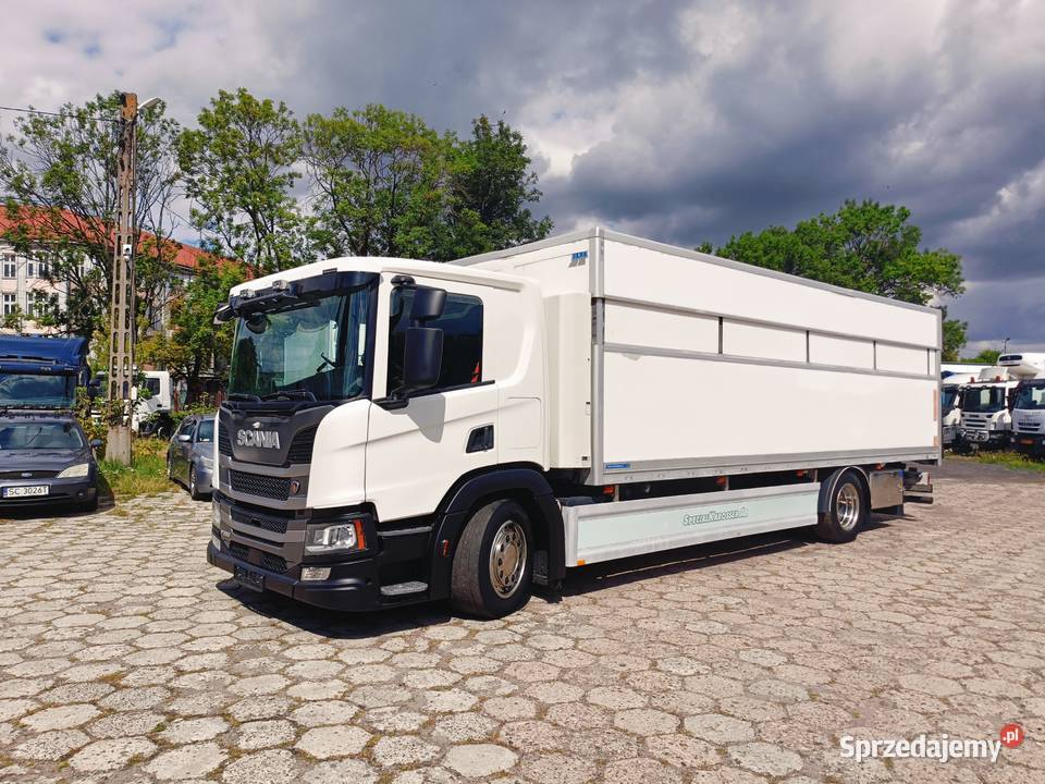 SCANIA P280 4x2 CHŁODNIA IZOTERMA PODNOSZONY czujnik deszczu Częstochowa sprzedam