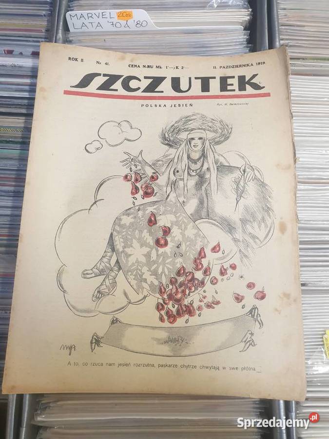 Szczutek magazyn z pierwszym polskim komiksem