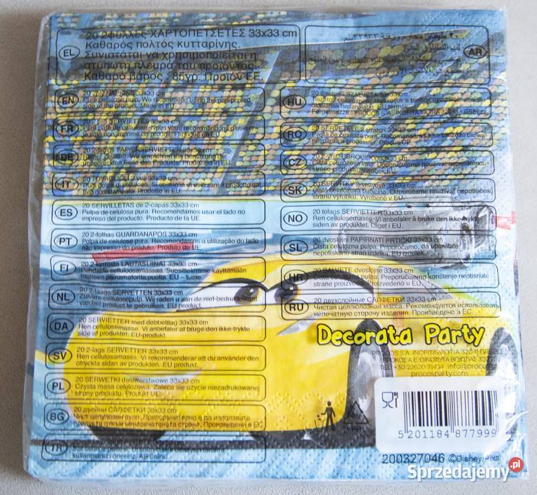 Serwetki Cars 3 Auta 33 2x20 Gdańsk
