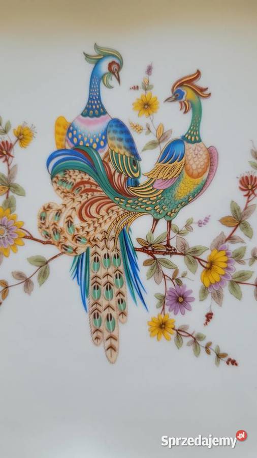 Elegancka porcelanowa taca z uszami Ancap