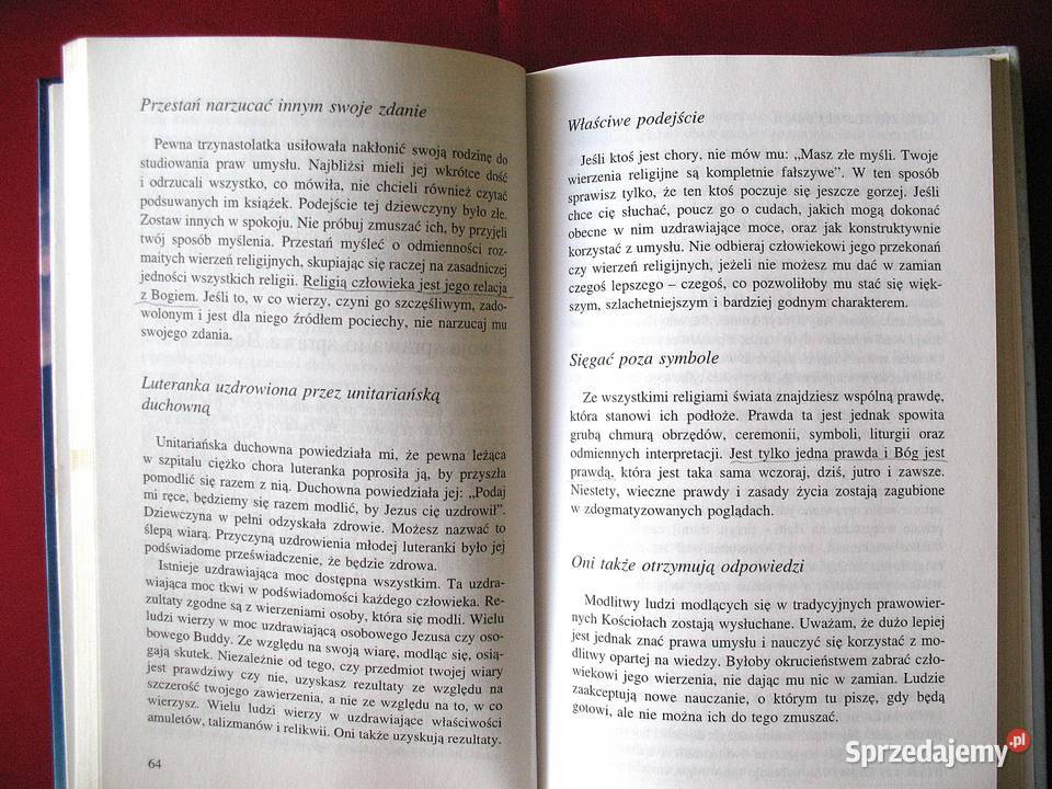 Tajemnice podświadomości odnalezione w Biblii mazowieckie Siedlce sprzedam