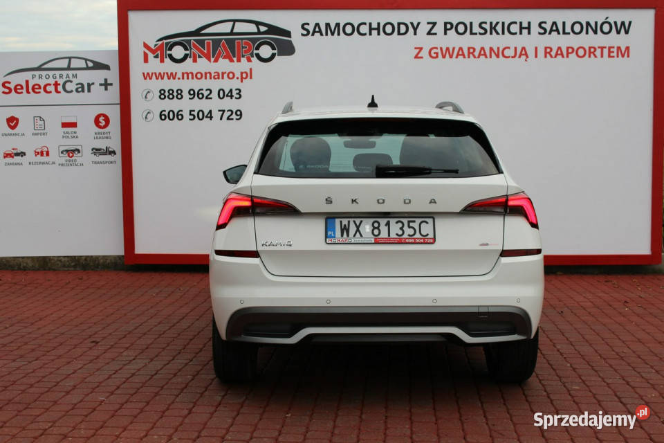 koda Kamiq AMBITION TSI 115 Salon Polska Serwis isofix kujawsko-pomorskie Włocławek