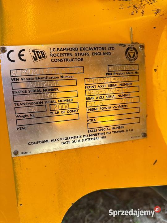 Ładowarka JCB 408 Kuzie