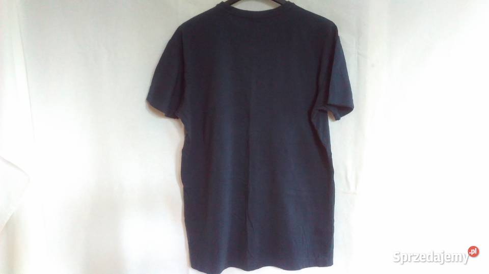Tshirt męski granatowy r S cieplejszy NOWY Odzież codzienna Białystok