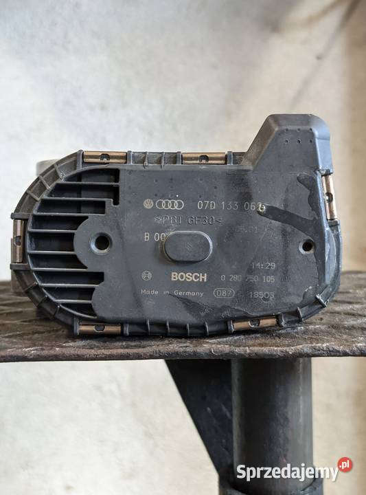 Przepustnica BOSCH VW AUDI OEM W8 40 07d133062 śląskie Skoczów sprzedam