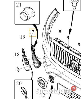 VOLVO XC90 II PlugIn prawa kratka zderzak Gadgety motoryzacyjne Bielany Wrocławskie