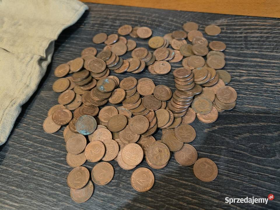 Sprzedam stare monety 2 Pfenning 160 sztuk Bytom
