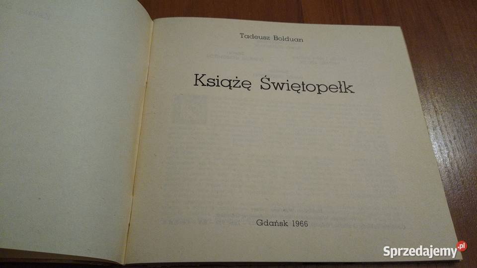 Książę Świętopełk Tadeusz Bolduan Gdańsk