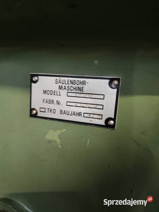 Wiertarka kolumnowa wielkopolskie Kalisz sprzedam