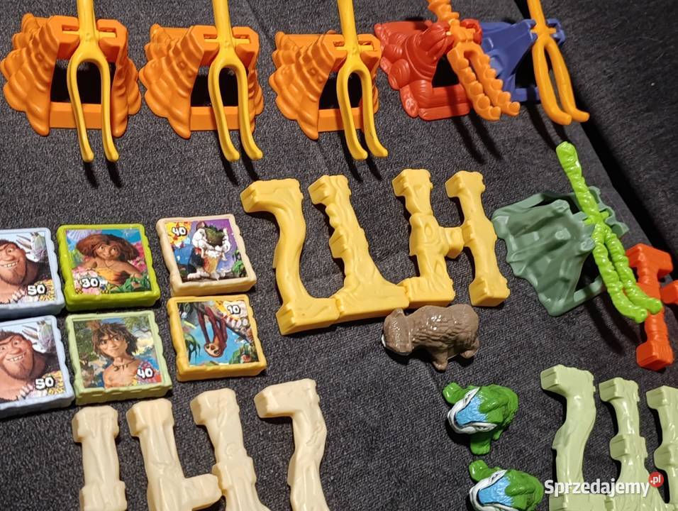 Kolekcja zabawek McDonalds 5x CROODS Tower wielkopolskie Poznań