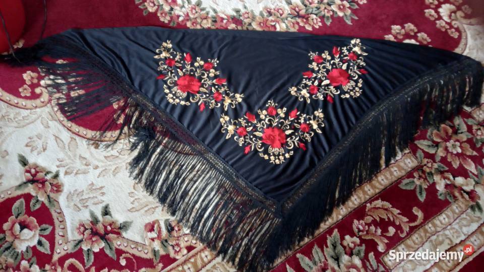 Czarn huśta z pięknym haftem mazowieckie Warszawa
