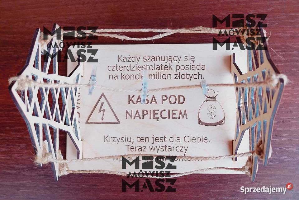Stojakpudełko na kasę elektryka urodziny awans zachodniopomorskie Borne Sulinowo sprzedam