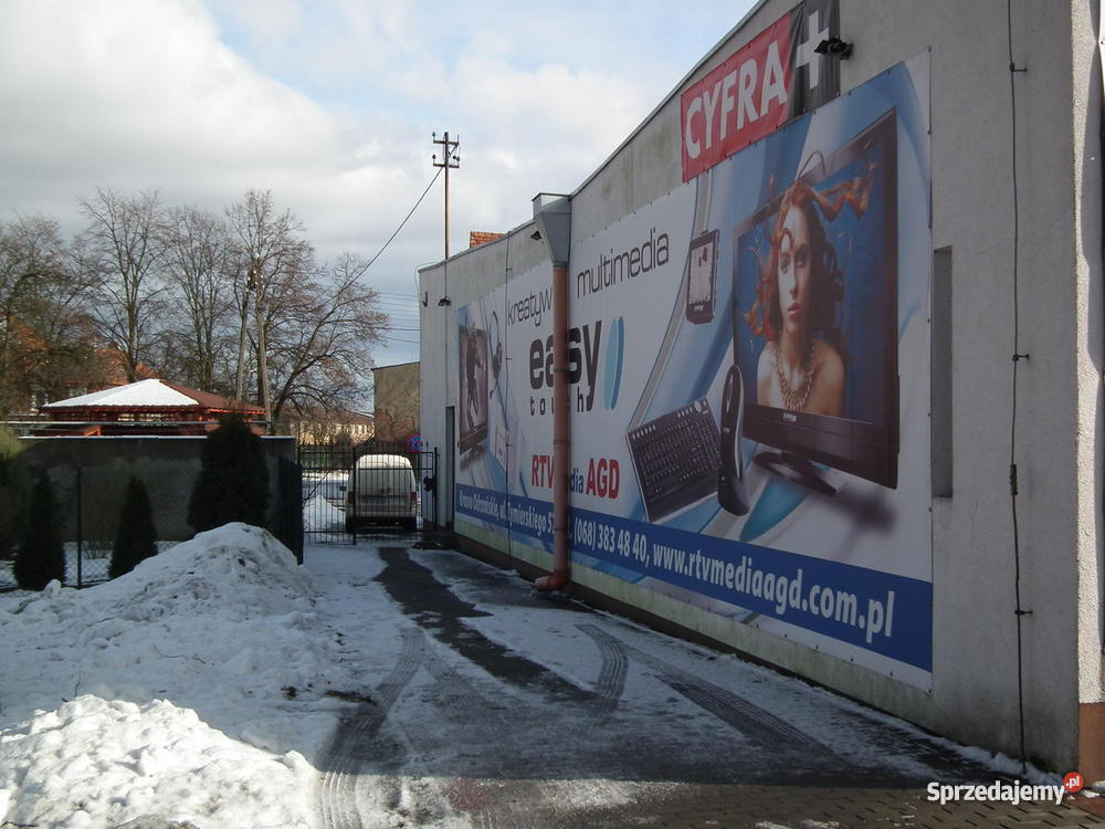 Lokal pod działalność w Krośnie Odrzańskim dojazd asfaltowy lubuskie Krosno Odrzańskie