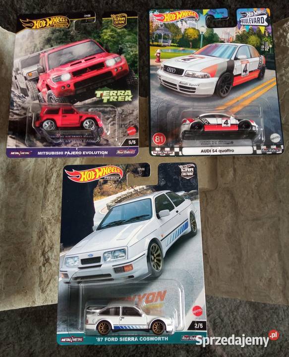 Hot Wheels Premium Pajero Ford Audi S4 wysyłka