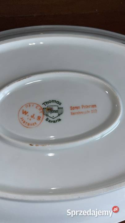 Półmisek owalny Rosenthal Syg Thomas Bavaria Syg Porcelana i szkło pomorskie Gdańsk