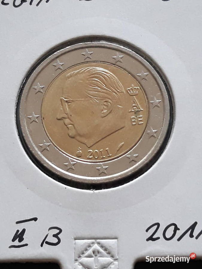 2 Euro Belgia 2011 r Typ II Mennicze