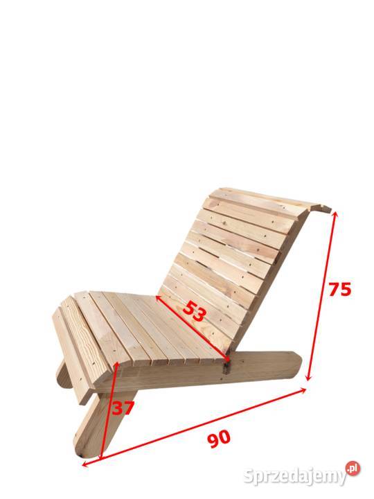 Fotel Krzesło Leżak Ogrodowy Surowy Kraków sprzedam