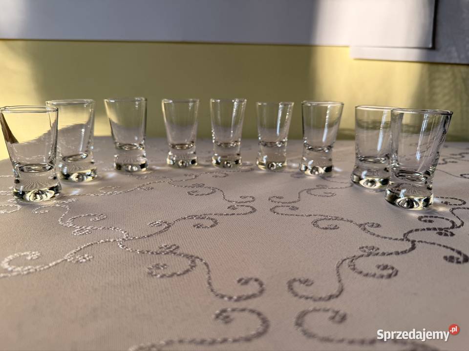 Kieliszki do Wódki 25 ml Komplet 9 Vintage Retro Czerwionka-Leszczyny